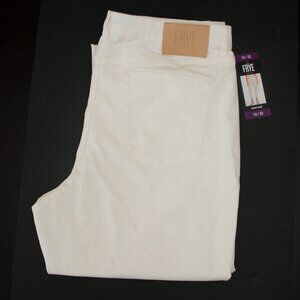 NWT Frye Ivory Cuffed Jeans Sz 14/32